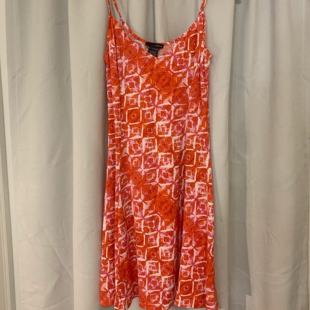 Red retro dress